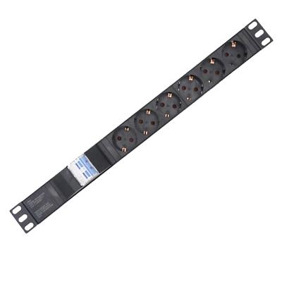 China Low Voltage Power Distribution System 1.5U 8ways 16A Rack Mount PDU Power Distribution Unit for sale