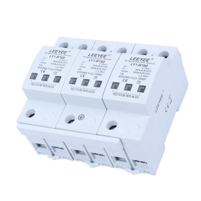 China Lightning Protection System T2 Class B 3p160kA 220V Three Phase Surge Protector for sale