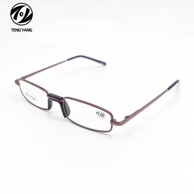 China Thin Light Pencil Style Men And Girls Ying Small Frame Presbyopic Reading Glasses for sale