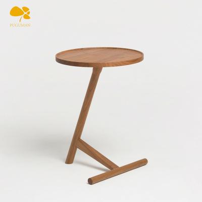 China Other oak corner table designer household side table fashion simple all walnut solid wood small tea table for sale