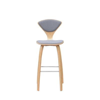 China Modern Modern Nordic Adjustable Bar Chair Wooden Living Room Furniture Simplicity for sale