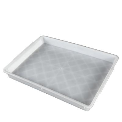 China Receive Goods 8 Kg Thickened Plastic Ice Dish Seafood Display Dish Hardened Dish for sale