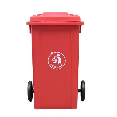 China Sustainable Trash Bin With Lid Actory Big Outdoor Bins Health 120L Trailer Sales Matching Plastic Bins for sale