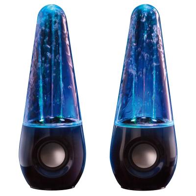 China High Quality Home Decoration Water Dancing Music Fountain Stereo Speaker, RGB Color Changing Water Speaker LED Light for sale