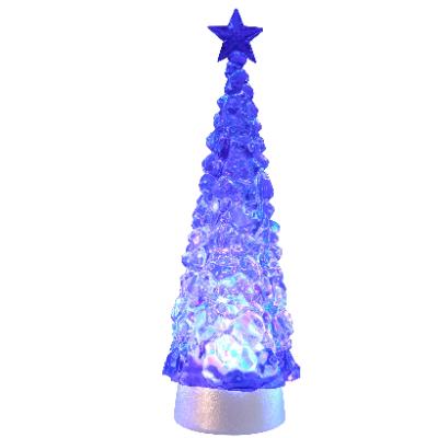 China Christamas Decoration RGB Color-Changing Acrylic Crystal X'mas Tree for sale