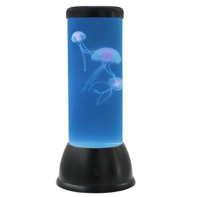 China Home Decoration RGB LED Color Changing Jellyfish Lamp with Aquarium Jellyfish Tank Living Room Home Decoration Light for sale