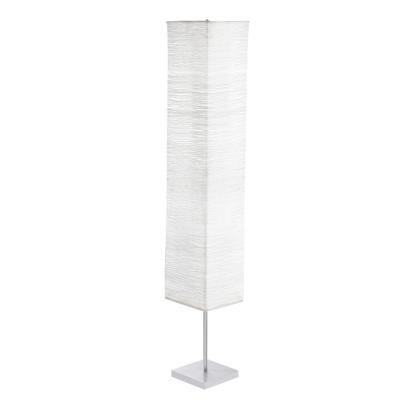 China Modern Style Home Office Shape Paper Decorative Square Floor Lamp for sale