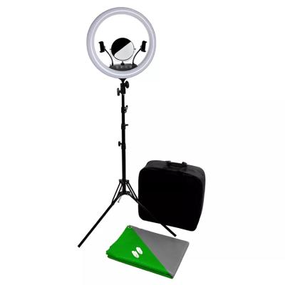 China 18 Inch PORTABLE Dimmable Selfie Ring Light Custom Circle Led Ring Light Rgb With Tripod Stand for sale