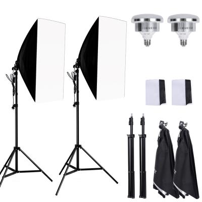 China Durable Custom Photographic Equipment With 155w Led Bulb Outdoor Photography Softbox Kit for sale