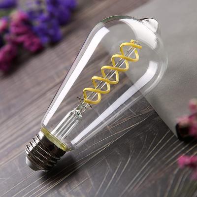 China LANDSCAPE Durable Using Various Outdoor Use Edison Bulbs ST64 Incandescent PC LED Light Bulbs for sale