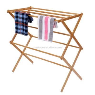 China Adjustable Folding Clothes Rack/Drying Clothes Rack/Bamboo Living Room Furniture/Homex_FSC/BSCI for sale