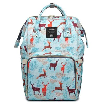 China Wholesale High Quality Fashion Design Mom Diaper Backpack Bag Large Capacity Baby Diaper Bag Diaper Bag for sale