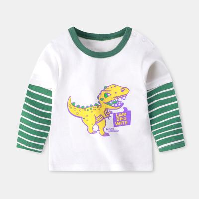 China QUICK DRY High Quality Cotton T-shirt Autumn Baby Clothing Unisex 100% Baby Clothes for sale