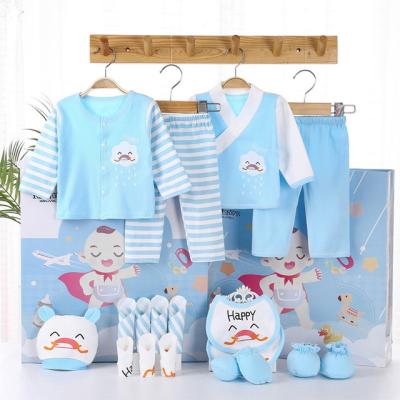 China 2020 Lovely Design Anti-Shrink Newborn Baby Suits Infant Baby Gift Box 100%cotton Newborn Clothes Baby Gift Sets for sale