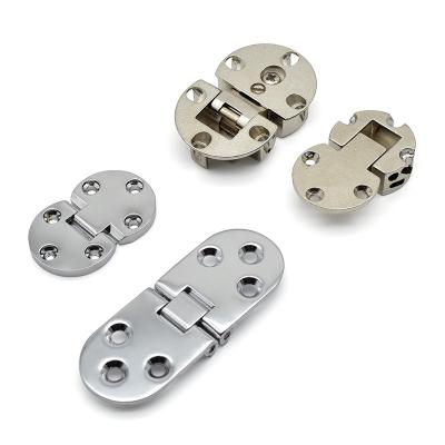 China Zinc Alloy 180 Degree Heavy Duty Torque Hinge , Round Folding Table Hinge for sale