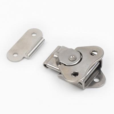 China Stainless Steel Draw Latch 68mmx38mmx15mm Butterfly Twist Latch for sale