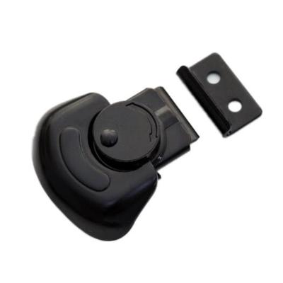 China Hasp Plastic Carbon Steel Butterfly Twist Draw Latch Black Mini for sale