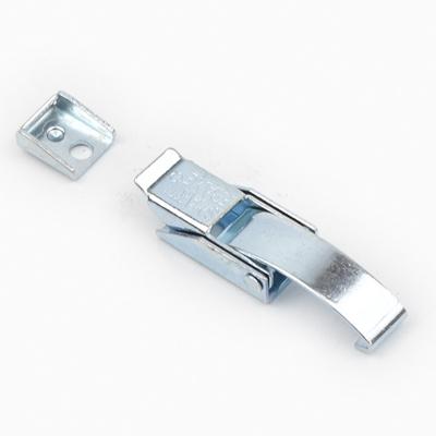 China Mini Spring Carbon Steel Hasp Lockable Draw Latch 50mm*13mm for sale