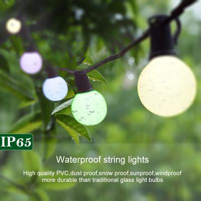 China Factory Price Outdoor Smart Outdoor LED String Decoration String Lights RGBW App Control For Indoor Outdoor for sale