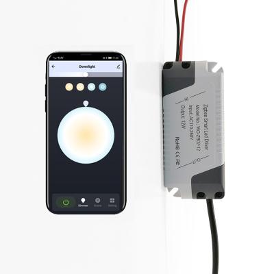 China Support Alexa Google Home Zigbee 3 Wire TDC Led Dimmer Controller For Smart Home System for sale