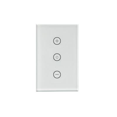 China Fireproof PC Smart Home Hotel Led Light Smart Electric Switches Panel Tuya App EU UK Wifi Touch Light Wall Glass Switch 2022 for sale