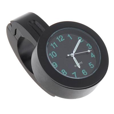 China Aluminum Alloy 22-25mm Diameter Motorcycle Scooter Handlebar Mount Digital Dial Clock Waterproof Shockproof Buckle Luminous Quartz Clocks for sale