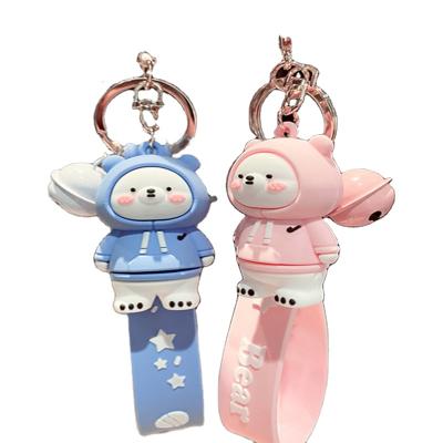 China 3D Cartoon Characters Soft Rubber Custom Cloth PVC Key Chain Key Chain Wholesale Custom Design Key Chain for sale