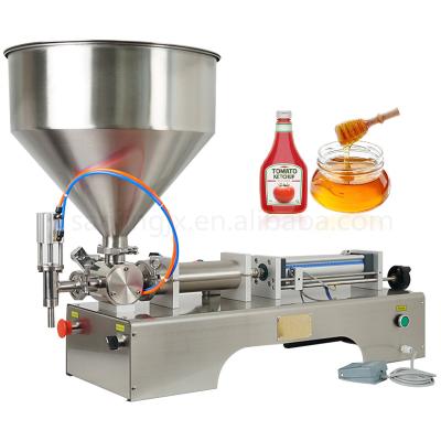 China G1WG Honey Ketchup Sauce Paste Filling Semi-automatic Cream Beverage Machine for sale