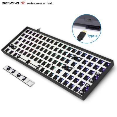 China YMM GK96XS Keyboard Kit 96keys Wireless Mechanical Keyboard 90% Type C Laptop Wireless Gaming Mechanical Kit for sale