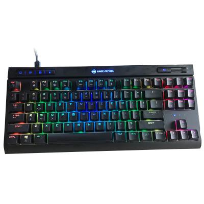 China 2020 hotsale MK17 factory price plug and play mechanical keyboard tkl 87keys 80% wholesale ergonomic red switch game for sale