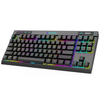 China 2021 factory price MK17 plug and play mechanical keyboard tkl 87keys wholesale high quality red switch game for sale