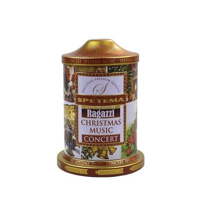 China Christmas Gift Tin Box Music Tin Box Carousel Tin Box for sale