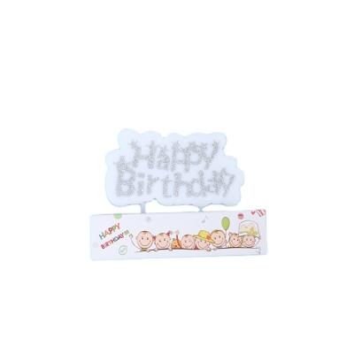 China Wholesale 2023 Birthdays Hot Sale Glitter Letter Birthday Cake Colorful Candle From China for sale