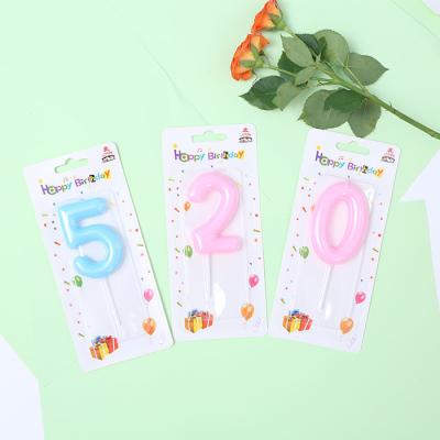 China Birthdays 2023 Sparkler Number Birthday Cake Color Hot Selling Wholesale Candles for sale