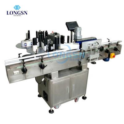 China Automatic Touch Screen+Stainless Steel Body Round Bottle Labeling Machine Sticker Tube Labeling Machine for sale