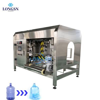 China High Efficiency Automatic 5 Gallon Bottle Barrel Film Bagging Packing Machine for sale