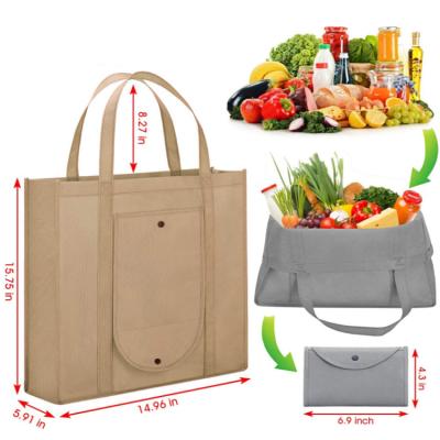 China Recyclable PP Non Woven Non-woven Shopping Bag With Logo China Laminated Folding for sale