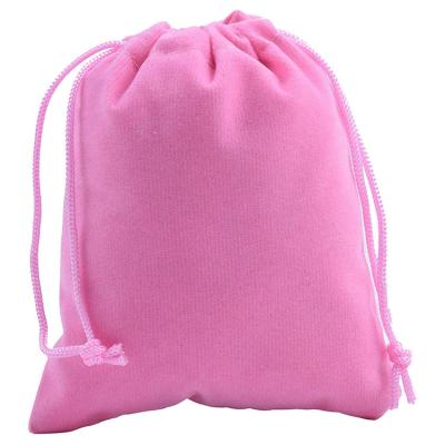 China Recyclable Luxury Shoe Packaging Pouches with Custom Logo Suede Velvet Drawstring Bag for sale