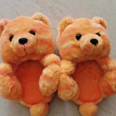 China Sale Teddy Bear Slippers For Children colorful fashion trend TL01-5 pre and new arrival adult Open Toe Bear Shoes for sale