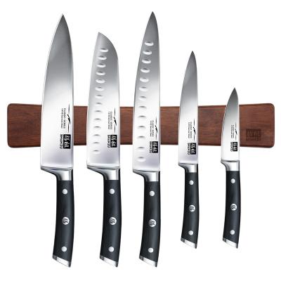 China Viable Classic German Knives Series All-in-one Full Cutlery SHAN ZU Knife Stainless Steel Set With Black Trim Handle for sale