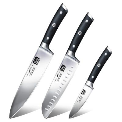 China Fruit Viable Classic Series SHAN ZU 3pcs German Chef Knife Set for sale