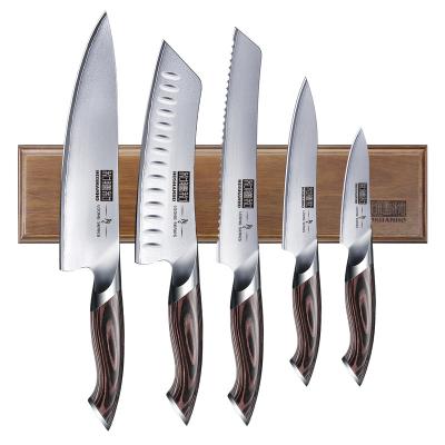 China HOSHANHO Viable 8 Inch 67 Layers Damascus Steel Kitchen Carving Chef Knife With Rosewood Handle for sale