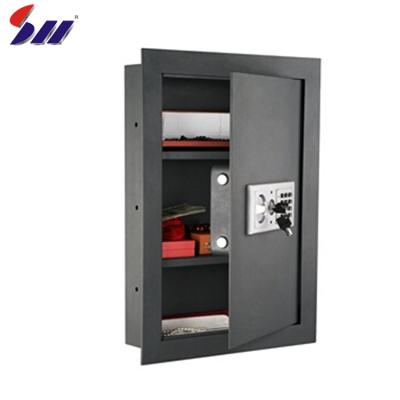 China Simple Programmable Electronic Lock Use Inside Flat Electronic Wall Safe WS-1 for sale