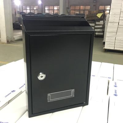 China Weatherproof / Whole Durable 215*75*310 Mm Factory Waterproof Apartment Wall Mount Galvanized Steel News Mail Box Paper Mailbox for sale