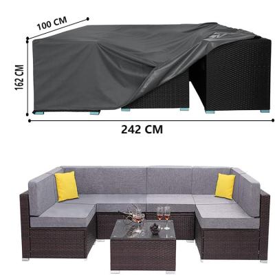 China Outdoor Furniture Heavy Duty Garden Furniture Covers, Furniture Covers Waterproof, 420D Thick Rectangular Outdoor Table Covers For Patio Furniture for sale