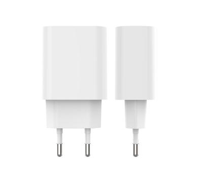 China European Fast Power Adapter EU Charger Mobile Phone Charger 18W 2-Pack Charging Plug for sale