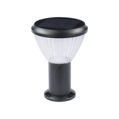 China Outdoor Best Selling Courtyard Black Waterproof Lawn Light Solar Powered Outdoor Solar Lawn Lamp for sale