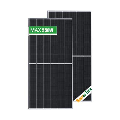 China Mono Solar PV Modules Solar System Mono Solar Panel 540watt 545watt 550watt 182mm Solar Panels for sale