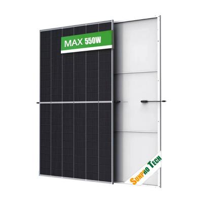 China Solar System 450w 455w 500w 540w 550w Mono Solar Panel 1000w Price Half 600 Watt PV Module for sale