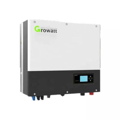 China Popular high voltage growatt 3 phase 380v solar hybrid inverter 5kw 6kw 7kw 8kw 10kw for home 505/453/198mm for sale